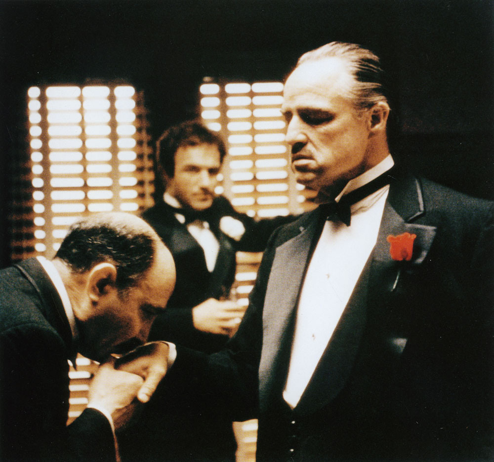 An overview of the conflict in the movie the godfather