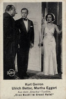 Kurt Gerron Ulrich Bettac Martha Eggerth