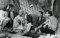 Cyd Charisse, Stewart Granger, Rus Conklin, John War Eagle - The Wild North