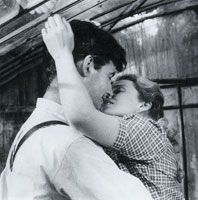 Een vrouw tussen hond en wolf