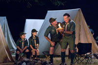 Conner Rayburn, Ella Bleu Travolta, John Travolta, Robin Williams - Old Dogs