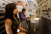 Zoë Kravitz, Álex González - X-Men: First Class