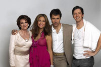 Jennifer Lopez, Eric McCormack, Sean Hayes, Megan Mullally - Will & Grace