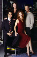 Eric McCormack, Debra Messing, Sean Hayes, Megan Mullally - Will & Grace