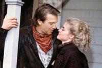Kevin Costner, Amanda Wyss - Silverado