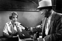 Janet Leigh, Frank Albertson - Psycho